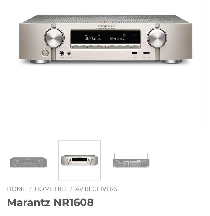 Marantz NR1608, Audio, Tv en Foto, Versterkers en Ontvangers, Zo goed als nieuw, 5.1, Marantz, Ophalen