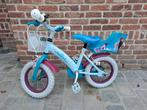 Disney Frozen 2 kinderfiets 12 inch, Fietsen en Brommers, Ophalen, Gebruikt, Zijwieltjes