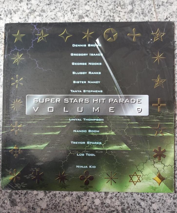 Super Stars Hit Parade Volume 9 - LP Roots Reggae 1997, Cd's en Dvd's, Vinyl | Verzamelalbums, Gebruikt, Overige genres, 12 inch