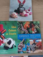 3 livres tricots, crochet et pompons, Hobby & Loisirs créatifs, Tricot & Crochet, Crochet, Comme neuf, Enlèvement ou Envoi