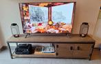 TV-meubel  / TV-kast (hout + robuust staal) - L180xB40 xH45, 150 tot 200 cm, Minder dan 100 cm, 25 tot 50 cm, Industrieel / scandinavisch / landelijk / robuust
