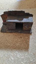 jouet ancien petit bunker pour durso, elastolin, lineol etc, Ophalen of Verzenden