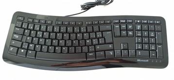 microsoft comfort curfe 3000 azerty keyboard  beschikbaar voor biedingen