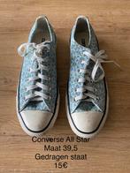 Sneakers Converse All Star maat 39,5, Sneakers, Gedragen, Blauw, Converse All Star