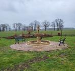 Toscaanse fontein leeuwkoppen ALL INN, Tuin en Terras, Waterpartijen en Fonteinen, Ophalen of Verzenden, Nieuw, Beton, Fontein