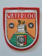 Vintage Ecusson - Waterloo - Leeuw van Waterloo, Ophalen of Verzenden, Zo goed als nieuw, Stad of Land, Button