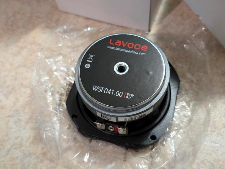 4x Lavoce WSF041.00 4 inch woofers, Audio, Tv en Foto, Luidsprekerboxen, Nieuw, Ophalen of Verzenden
