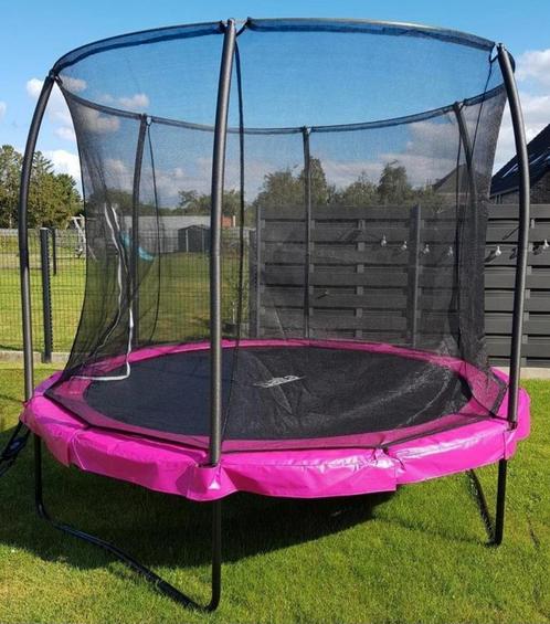 Trampoline Salta Confort Édition rose 3,05m - État neuf, Kinderen en Baby's, Speelgoed | Buiten | Trampolines, Zo goed als nieuw