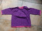 Paarse longsleeve met stermotief, maat 74, Kinderen en Baby's, Babykleding | Maat 74, Ophalen of Verzenden, Gebruikt