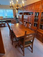 Ensemble de table à manger en chêne avec 6 chaises, Maison & Meubles, Enlèvement, Utilisé, 4 à 6 chaises