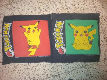 Set 2 originele Pokémon-kussens uit 1998 beschikbaar voor biedingen