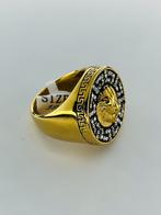 Ring met leeuwenkop, Handtassen en Accessoires, Ringen, 18 tot 19, IJzer of Staal, Nieuw, Ophalen of Verzenden