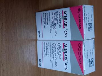 Aculare oogdruppels dier/mens beschikbaar voor biedingen