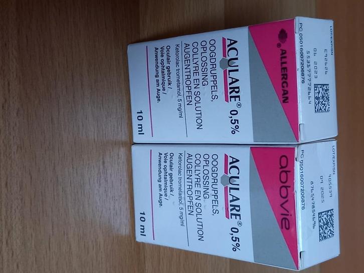 Aculare oogdruppels dier/mens, Dieren en Toebehoren, Overige Dieren-accessoires, Ophalen of Verzenden