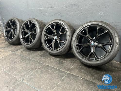 7mm! Originele BMW X5 X6 G05 G06 Style 741M 21 inch zwarte b, Auto-onderdelen, Banden en Velgen, Banden en Velgen, Zomerbanden