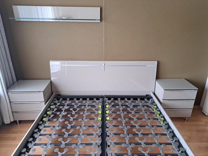 Hülsta kwalitatief compleet bed & toebehoren : 180 x 200 cm, Huis en Inrichting, Slaapkamer | Bedden, Gebruikt, Tweepersoons, 180 cm