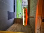 Oranje retro luster jaren 70, Huis en Inrichting, Lampen | Hanglampen, Ophalen, Kunststof, Gebruikt, Minder dan 50 cm