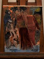 Abstract painting Woman fish, by joky kamo 2002, Enlèvement