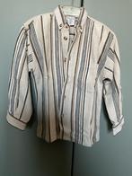 Hemd of vest maat 122 in beige gestreept, Ophalen of Verzenden, Gebruikt, Overhemd of Blouse