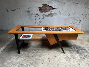 Zeldzame vintage Alfred Hendrickx salontafel & bar beschikbaar voor biedingen