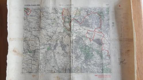 Landkaart Auspitz en Nikolsburg, Boeken, Atlassen en Landkaarten, Zo goed als nieuw, Landkaart, Europa Overig, 1800 tot 2000, Ophalen of Verzenden