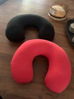 Nekkussen reiskussen 2 stuks zwart pink, Ophalen of Verzenden, Zo goed als nieuw, Zwart