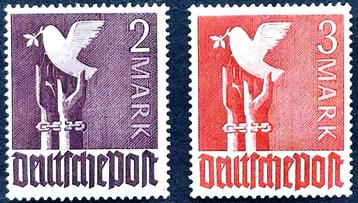 Deutsche Post-Geallieerde bezetting: 2+3 Mark 1947, Enlèvement ou Envoi, Autres périodes