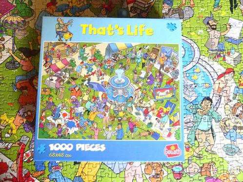 Puzzel Goliath - That's Life : Art Market - 1000 stukjes, Hobby en Vrije tijd, Denksport en Puzzels, Zo goed als nieuw, Legpuzzel