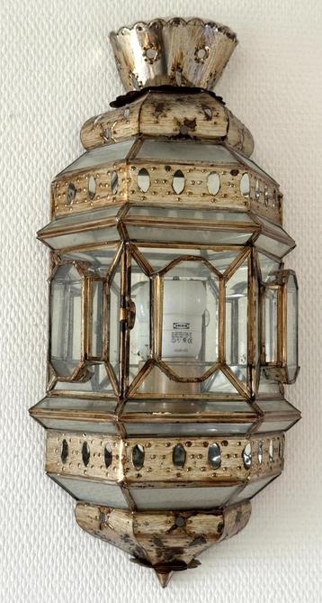 Zeldzame antieke applicaties van metaal en glas 1950 beschikbaar voor biedingen