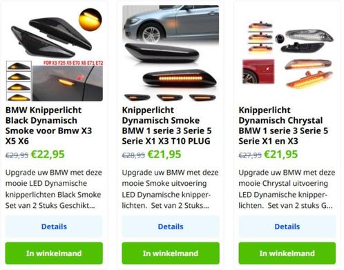 Knipperlicht, kenteken verlichting vele soorten BMW, VW, Etc, Auto diversen, Auto-accessoires, Nieuw, Ophalen of Verzenden