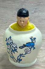 tintin in de witte vaas uit de lotusbloem 58/38 cm, Ophalen, Kuifje, Nieuw, Beeldje of Figuurtje