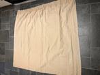 Zandkleurige gevoerde overgordijnen, Beige, 150 à 200 cm, Comme neuf, 150 à 200 cm