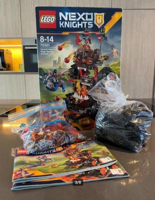 LEGO NEXO KNIGHTS - 70321 - General Magmar's Siege Machine, Kinderen en Baby's, Speelgoed | Duplo en Lego, Zo goed als nieuw, Lego