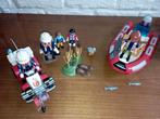 Playmobil vissersboot en brandweer, Kinderen en Baby's, Speelgoed | Playmobil, Ophalen, Zo goed als nieuw, Los Playmobil