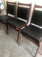 3 vintage retro stoelen eetkamerstoelen ‘60, Ophalen, Gebruikt, Drie
