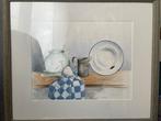 Zeer Mooie aquarel , stilleven van Braber, Ophalen