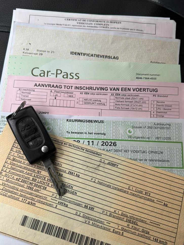 Citroën Jumpy 1.6 d/lichtvracht/1Eigenaar/Reeds Gekeurd VV, Auto's, Bestelwagens en Lichte vracht, Bedrijf, Te koop, ABS, Adaptive Cruise Control