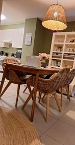 Vintage eettafel 1m60 op 90cm, Huis en Inrichting, Tafels | Eettafels, Ophalen, Gebruikt, Vintage, 50 tot 100 cm