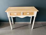 Tafel - landelijke stijl - 90x40x80 cm hoog, Huis en Inrichting, Tafels | Sidetables, Ophalen, 50 tot 100 cm, Zo goed als nieuw