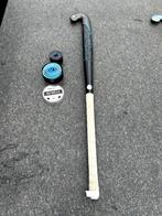 Hockeystick Brabo Carbon 75 Black/Blue 36.5" incl griptape, Stick, Zo goed als nieuw, Ophalen