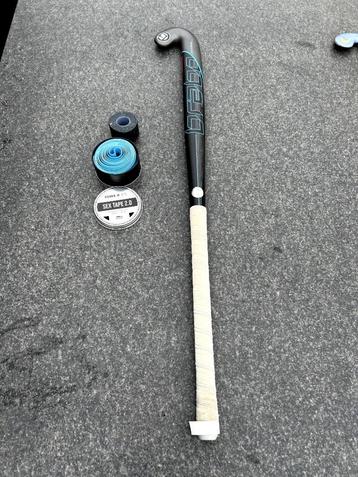 Hockeystick Brabo Carbon 75 Black/Blue 36.5" incl griptape