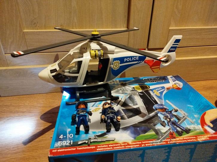 Playmobiel politiehelikopter, Kinderen en Baby's, Speelgoed | Playmobil, Ophalen of Verzenden