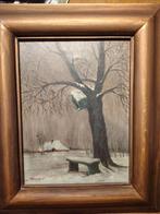 Melancholie/ winterlandschap schilderij, Enlèvement