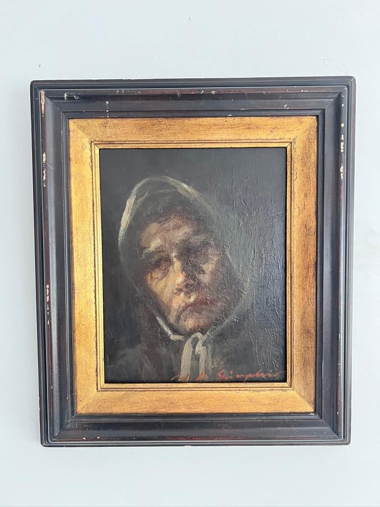 Schilderijtje van Marthe De Spiegeleir, Antiek en Kunst, Kunst | Schilderijen | Klassiek, Ophalen of Verzenden