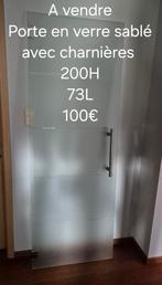 Porte en verre, Maison & Meubles, Enlèvement