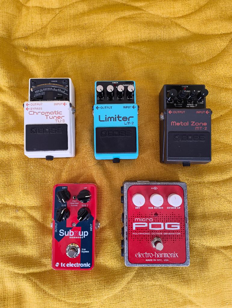 Pédales diverses, Musique & Instruments, Effets, Utilisé, Delay ou Écho, Distortion, Overdrive ou Fuzz, Enlèvement