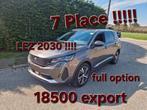 5008 7place automatique 2021 111000km lez 2030, Autos, 100 kW, Argent ou Gris, Achat, Euro 6