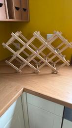 casier à vin pliable en bois de style accordéon, Enlèvement ou Envoi, Comme neuf, Bois