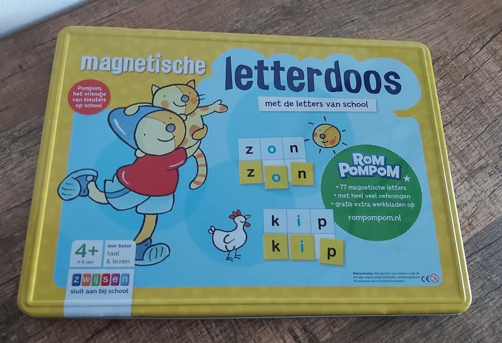 Magnetische letterdoos {NIEUW}, Ophalen of Verzenden, Nieuw, Taal en Lezen