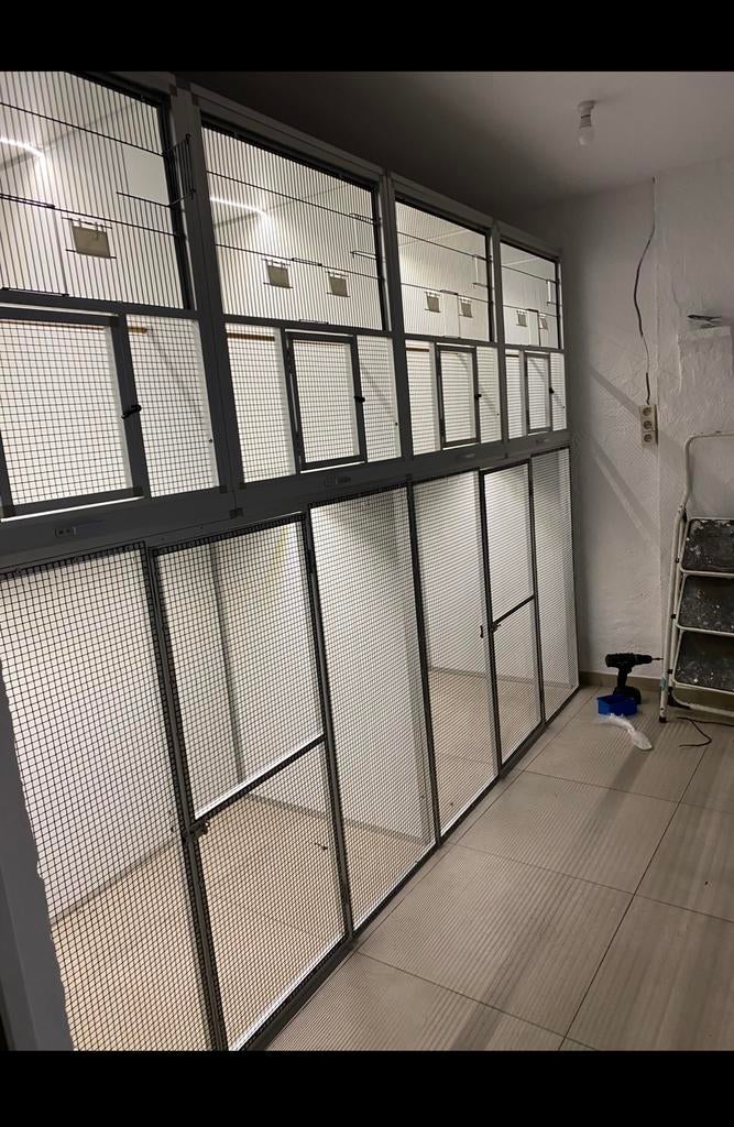 Aluminum kooien kweekkooi, Enlèvement, Comme neuf, Aluminium, Cage d'élevage